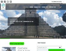 Tablet Screenshot of cancunvacationexperts.com